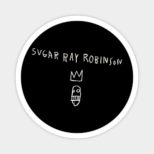 Basquiat Sugar Ray Robinson Magnet